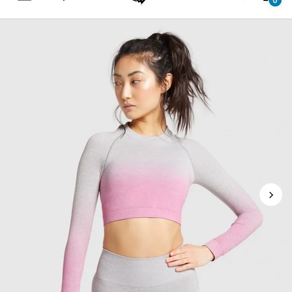 Gymshark Pink Ombre Set NWOT Gymshark Set: Adapt Ombré Seamless Set
